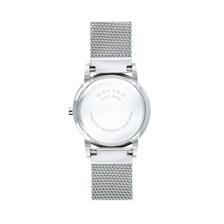 Ladies' Movado Museum® Classic Mesh Watch with Black Dial (Model: 0607220)|Peoples Jewellers