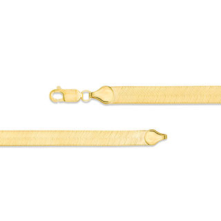 Ladies' 6.0mm Herringbone Chain Necklace in 14K Gold - 20"|Peoples Jewellers