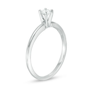 0.20 CT. Diamond Solitaire Engagement Ring in 14K White Gold|Peoples Jewellers