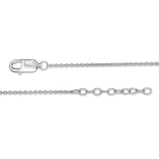Diamond Accent "Love" Anklet in Sterling Silver and 10K Rose Gold - 10"|Peoples Jewellers