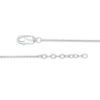 0.04 CT. T.W. Diamond Lightning Bolt Anklet in Sterling Silver - 10"|Peoples Jewellers