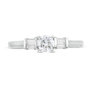 0.29 CT. T.W. Diamond Duo-Sides Engagement Ring in 10K Gold|Peoples Jewellers