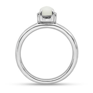 Stackable Expressions™ 5.0mm Agate Ring in Sterling Silver|Peoples Jewellers