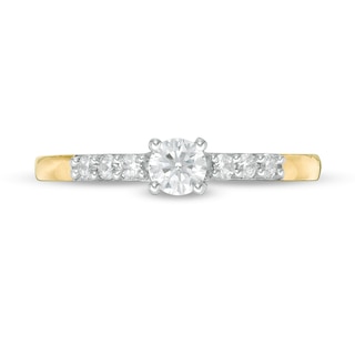 0.29 CT. T.W. Diamond Engagement Ring in 10K Gold|Peoples Jewellers