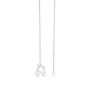 1.05mm Adjustable Snake Chain Necklace in Solid Sterling Silver  - 22"|Peoples Jewellers