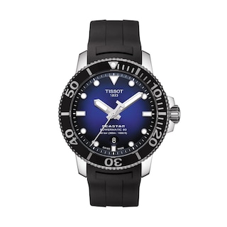 Men's Tissot Seastar 1000 Powermatic 80 Automatic Strap Watch with Blue Dial (Model: T120.407.17.041.00)|Peoples Jewellers