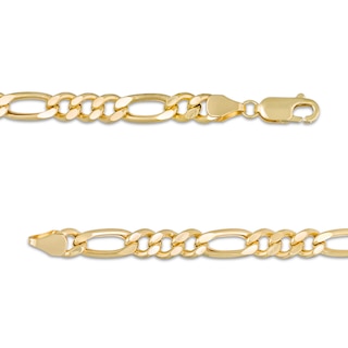 Made in Italy Men's 5.0mm Figaro Chain Bracelet in 10K Gold - 8.5"|Peoples Jewellers