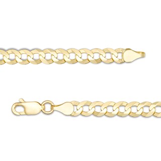 4.7mm Curb Chain Bracelet and Necklace Set in 10K Gold|Peoples Jewellers