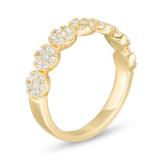 0.50 CT. T.W. Composite Diamond Anniversary Band in 10K Gold|Peoples Jewellers