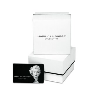 Marilyn Monroe™ Collection 0.37 CT. T.W. Oval Diamond Frame Starburst Pendant in 10K White Gold|Peoples Jewellers