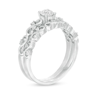 0.23 CT. T.W. Diamond Infinity Bridal Set in 10K Gold|Peoples Jewellers