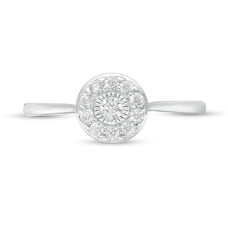 0.18 CT. T.W. Composite Diamond Promise Ring in 14K White Gold|Peoples Jewellers