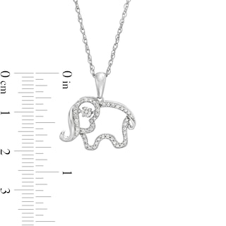 Unstoppable Love™ Diamond Accent Elephant Pendant in Sterling Silver|Peoples Jewellers