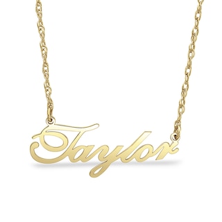 Script Name Necklace (1 Line) | Peoples Jewellers