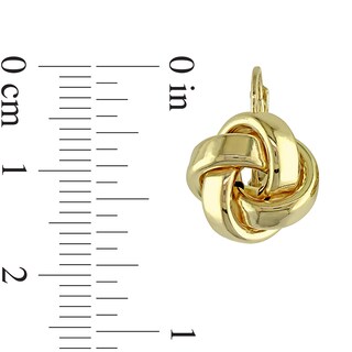 Love Knot Drop Earrings in 10K Gold|Peoples Jewellers