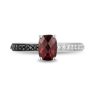 Disney Treasures 101 Dalmatians Garnet and 0.17 CT. T.W. Ring in Sterling Silver|Peoples Jewellers
