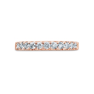 0.45 CT. T.W. Diamond Eleven Stone Anniversary Band in 14K Rose Gold|Peoples Jewellers