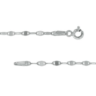 2.3mm Mirror Chain Necklace in Solid Sterling Silver – 20"|Peoples Jewellers