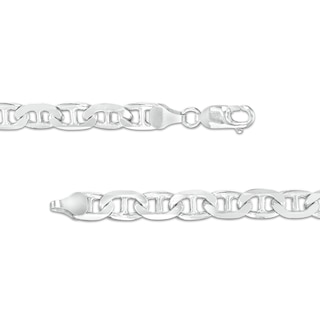 6.9mm Mariner Chain Necklace in Sterling Silver – 22"|Peoples Jewellers