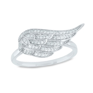0.19 CT. T.W. Diamond Angel Wing Ring in 14K Gold|Peoples Jewellers
