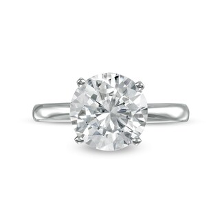 CT. Certified Diamond Solitaire Engagement Ring in 14K White Gold (I/I2)|Peoples Jewellers