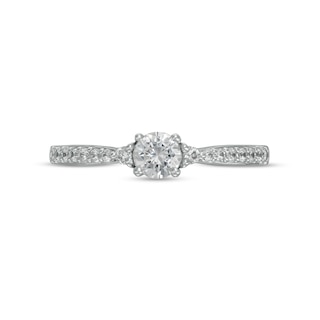 0.37 CT. T.W. Diamond Engagement Ring in 10K White Gold (J/I3)|Peoples Jewellers