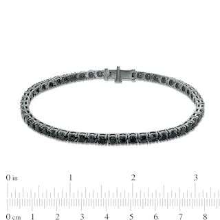 Men's 5.00 CT. T.W. Black Enhanced Diamond Bracelet in Sterling Silver with Black Rhodium - 8.5"|Peoples Jewellers