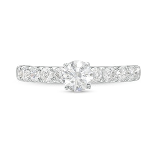 1.00 CT. T.W. GIA-Graded Diamond Engagement Ring in 14K White Gold (F/SI2)|Peoples Jewellers