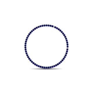 Moments of Love Sapphire Circle Charm in 10K White Gold|Peoples Jewellers