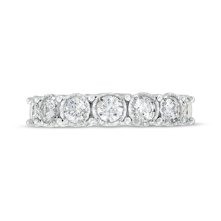 1.00 CT. T.W. Diamond Seven Stone Anniversary Band in 10K Gold|Peoples Jewellers