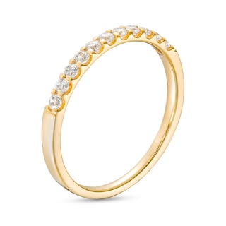 CT. T.W. Certified Diamond Eleven Stone Anniversary Band in 14K Gold (I/SI2)|Peoples Jewellers