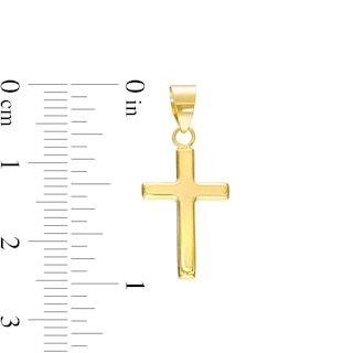 Cross Necklace Charm in 10K Gold|Peoples Jewellers