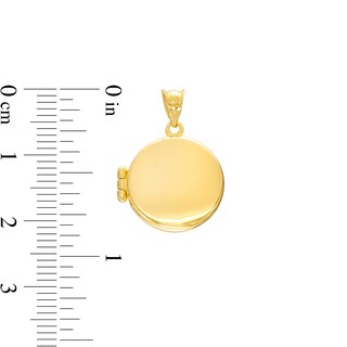 Locket Necklace Charm in 10K Gold|Peoples Jewellers