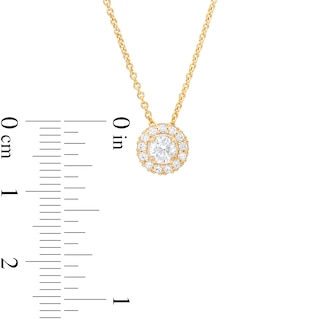 0.25 CT. T.W. Diamond Frame Pendant in 10K Gold|Peoples Jewellers