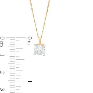Trouvaille Collection 1.00 CT. T.W. DeBeers®-Graded Diamond Solitaire Pendant in 14K Gold (F/I1)|Peoples Jewellers