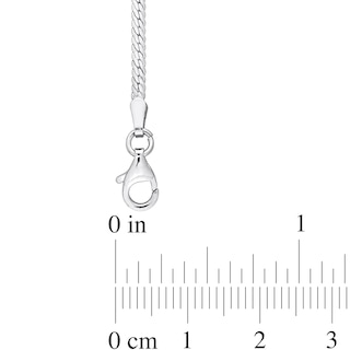 2.0mm Herringbone Chain Necklace in Sterling Silver|Peoples Jewellers