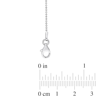 1.0mm Bead Chain Necklace in Sterling Silver|Peoples Jewellers