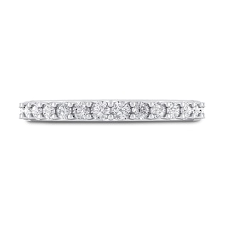 Royal Asscher® CT. T.W. Diamond Anniversary Band in 14K White Gold|Peoples Jewellers