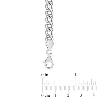 6.5mm Curb Chain Necklace in Sterling Silver|Peoples Jewellers