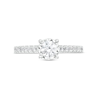 0.69 CT. T.W. Diamond Engagement Ring in 10K White Gold (I/I2)|Peoples Jewellers