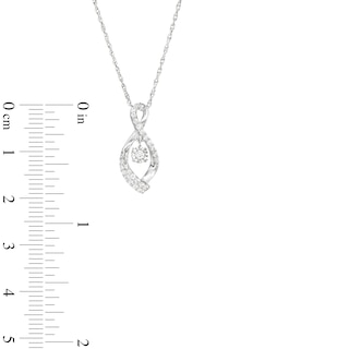 Unstoppable Love™ 0.20 CT. T.W. Diamond Dangle Infinity Pendant in Sterling Silver|Peoples Jewellers