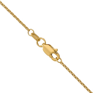 1.15mm Diamond-Cut Cable Chain Necklace in 18K Gold