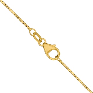 0.7mm Box Chain Necklace in 18K Gold - 18"|Peoples Jewellers