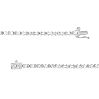 0.33 CT. T.W. Diamond Miracle Tennis-Style Necklace in Sterling Silver - 17"|Peoples Jewellers