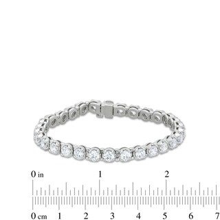 10.00 CT. T.W. Certified Lab-Created Diamond Tennis Bracelet in 10K White Gold (I/I1) - 7.25"|Peoples Jewellers