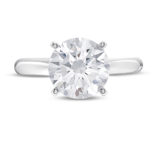 CT. Certified Lab-Created Diamond Solitaire Engagement Ring in 14K White Gold (F/SI2)|Peoples Jewellers