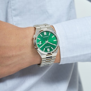 Men's Citizen Tsuyosa Collection Automatic Watch with Green Sunray Dial (Model: NJ0150-56X)|Peoples Jewellers