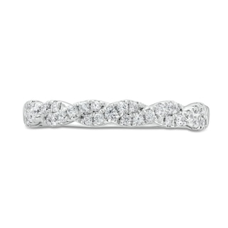 Circle of Gratitude® Collection 0.25 CT. T.W. Diamond Twist Band in Sterling Silver|Peoples Jewellers