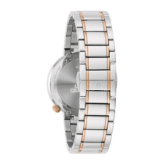 Ladies' Bulova Special Edition Latin GRAMMY® Two-Tone Watch with Textured Dial (Model: 98L309)|Peoples Jewellers