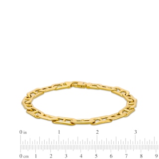 Men's 7.0mm Mariner Link Chain Bracelet in Hollow 10K Gold - 8.5"|Peoples Jewellers